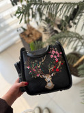 کیف زنانه دوشی گلدوزی شده وارداتی کد 965